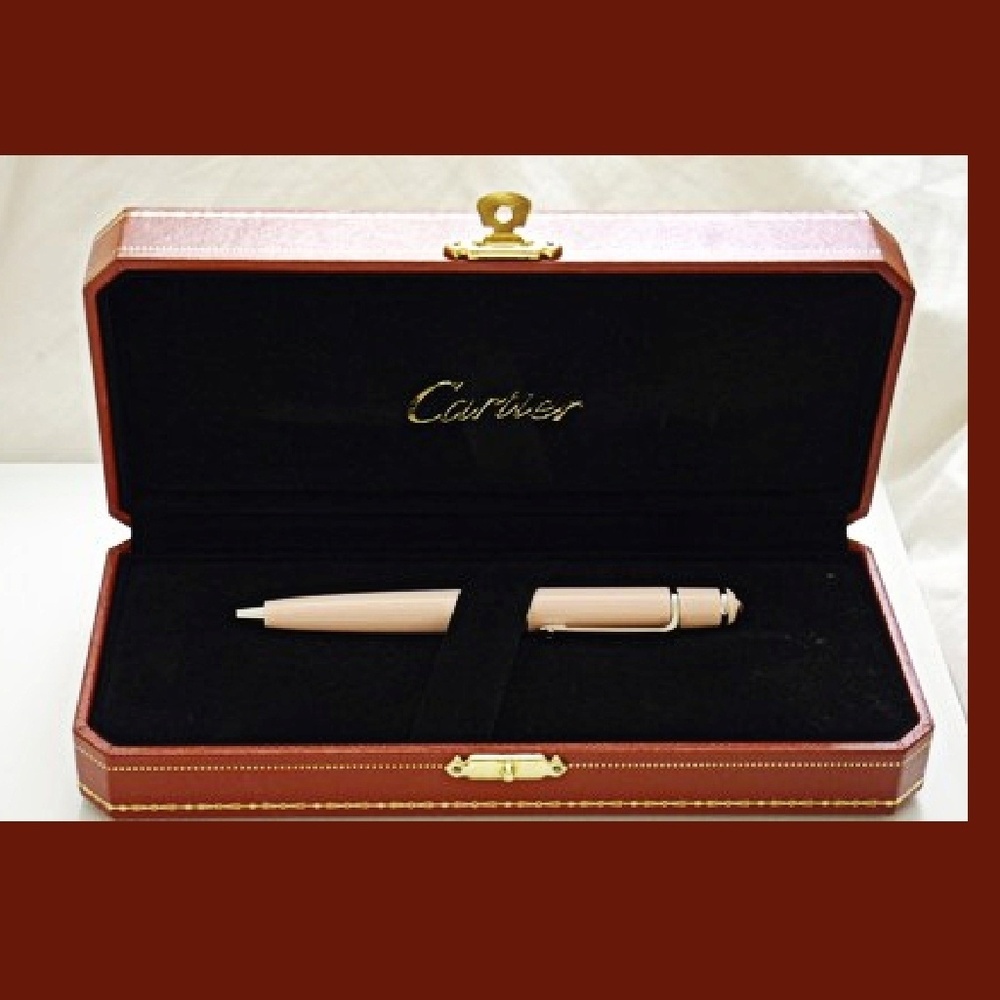 Cartier Mini Diabolo Pink Lacquer Ballpoint Pen
